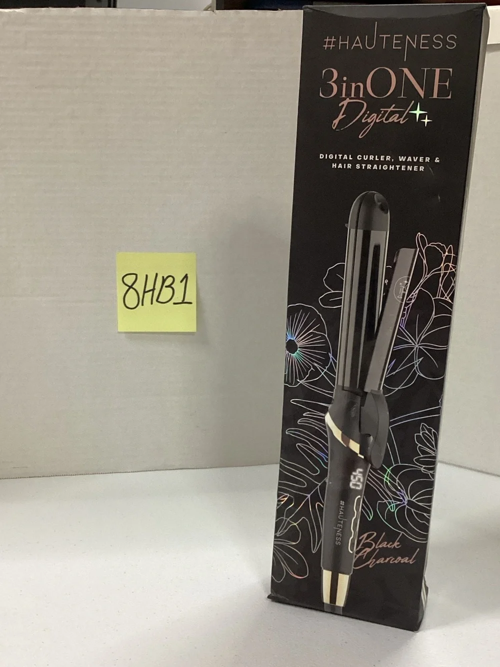 #HAUTENESS 3inONE Digital Hair Styler - Black Charcoal